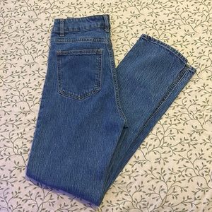 H&M Straight leg dark wash denim jeans